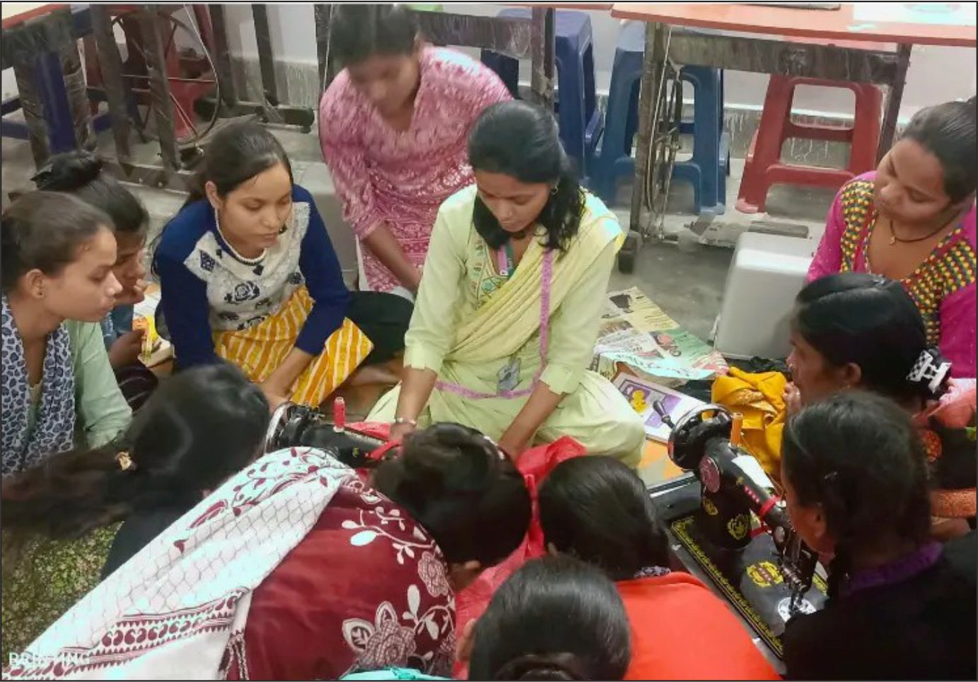 Empowering women and girls through sewing classes